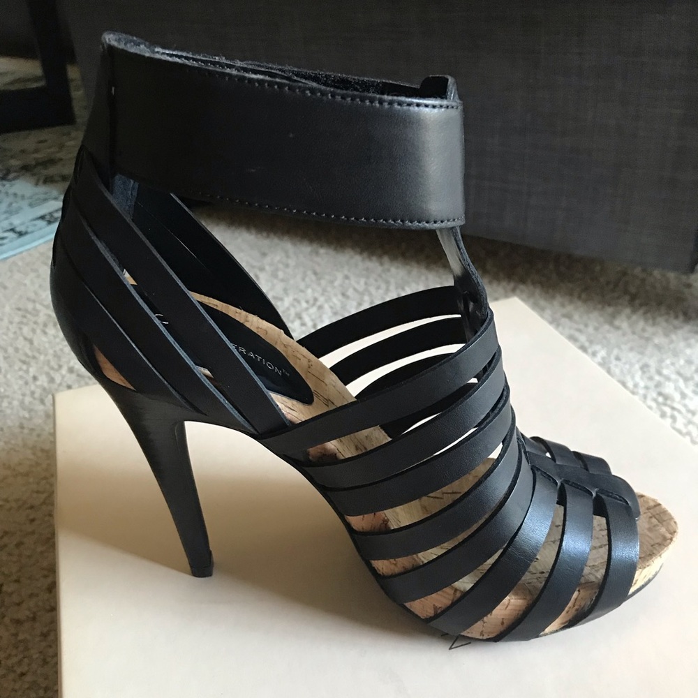 BCBG black heels